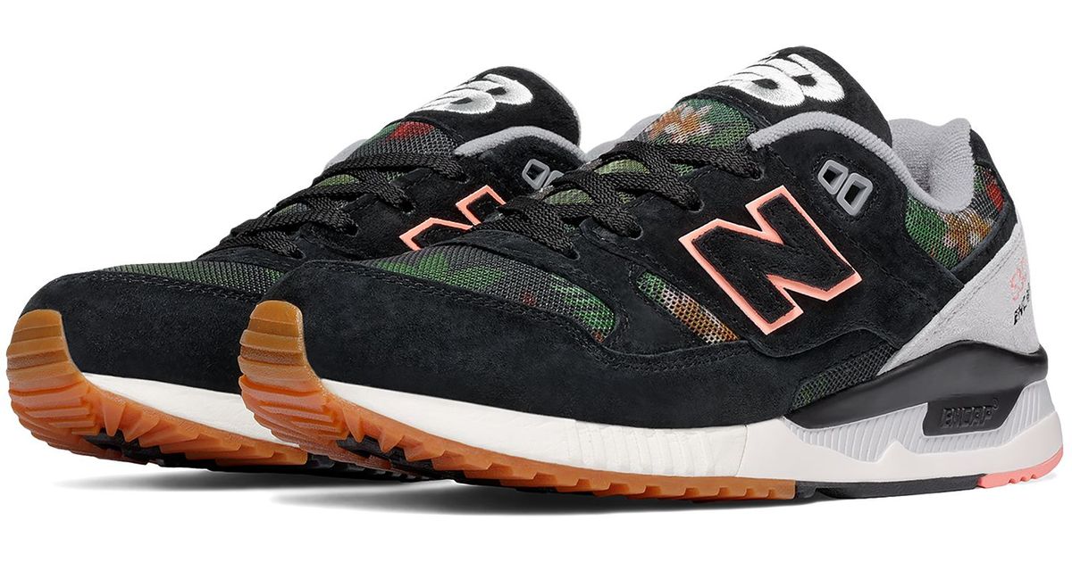 New Balance 530 Floral Ink in Black Lyst